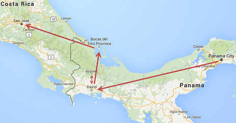 Panama Map